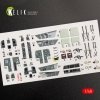 KELIK K48033 F/A-18B HORNET INTERIOR 3D DECALS FOR KINETIC KIT 1/48